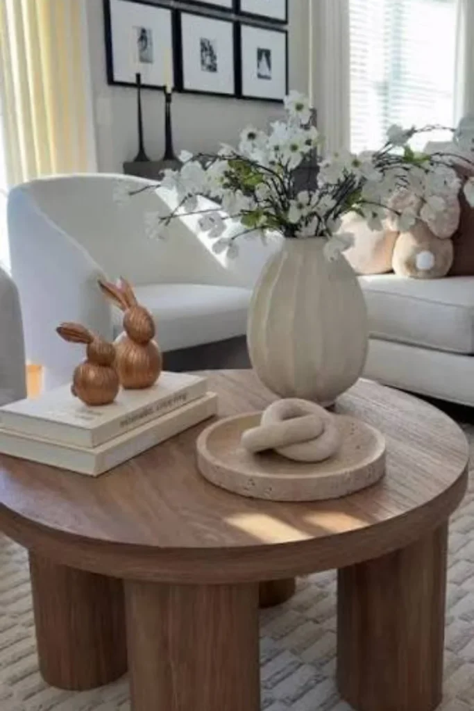 Round Tray Vignette Styled to Glow the Round Tray Vignette