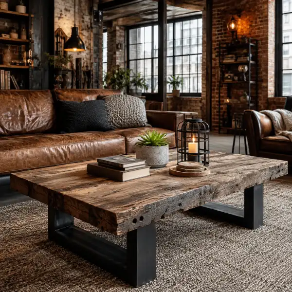 Rustic Wood and Metal Coffee Table Reclaimed Styled to Glow the Rustic Wood and Metal Coffee Table Reclaimed