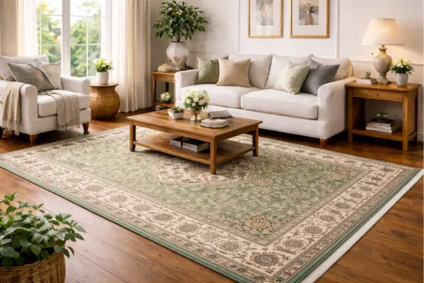 Sage Green Persian Rugs Styled to Glow the Sage Green Persian Rugs