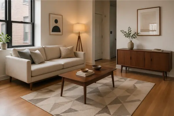 the Slim Walnut Apartment Layout