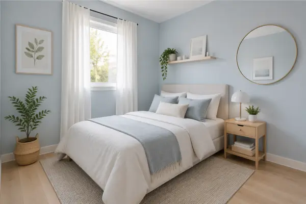 the Small Light Blue Space Saver Bedroom
