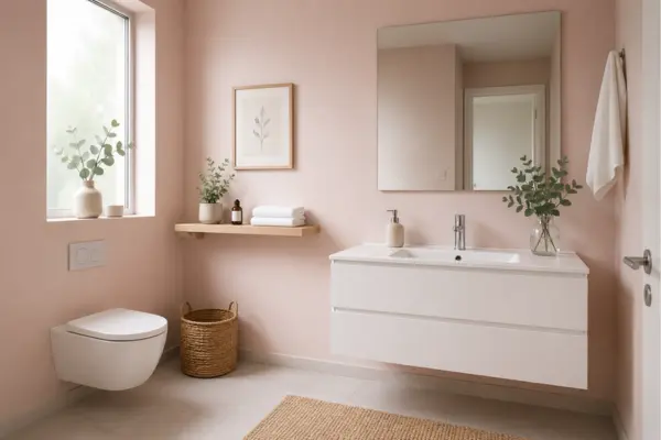 Soft Blush Walls for a Calm Everyday Space Styled to Glow the Soft Blush Walls for a Calm Everyday Space