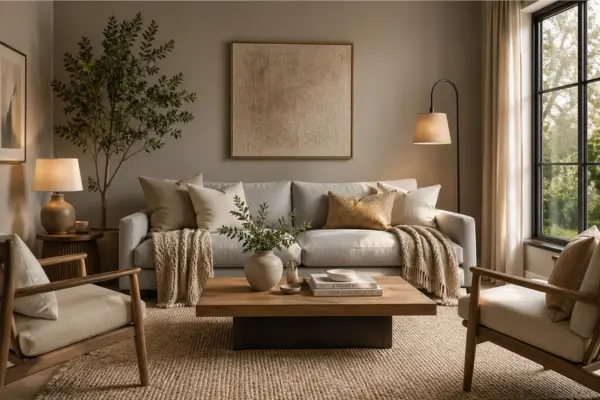 Soft Gray with Warm Undertones Styled to Glow the Soft Gray with Warm Undertones