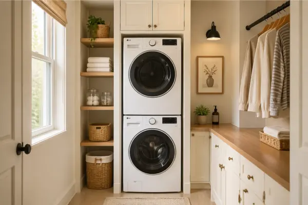 the Stack the Washer and Dryer