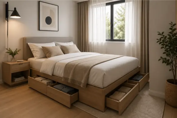 Storage Bed Bedroom Styled to Glow the Storage Bed Bedroom