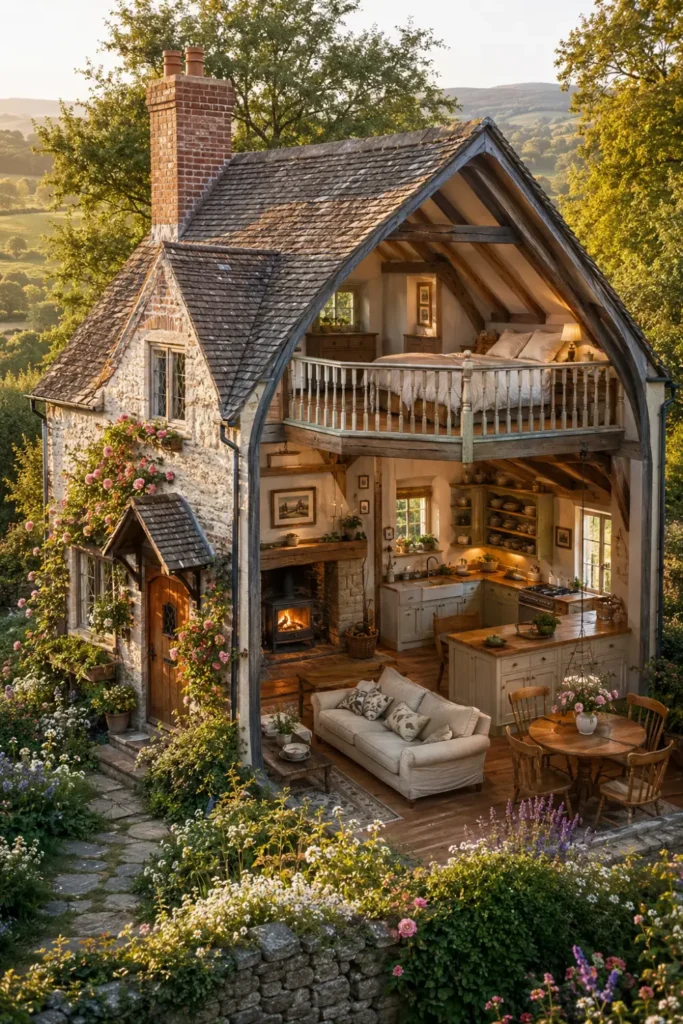 the The English Cottage Vacation Home with Sleeping Loft 900–1200 sq ft
