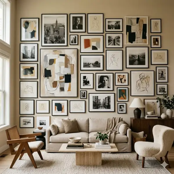 the The Gallery Wall Focal Point Layout