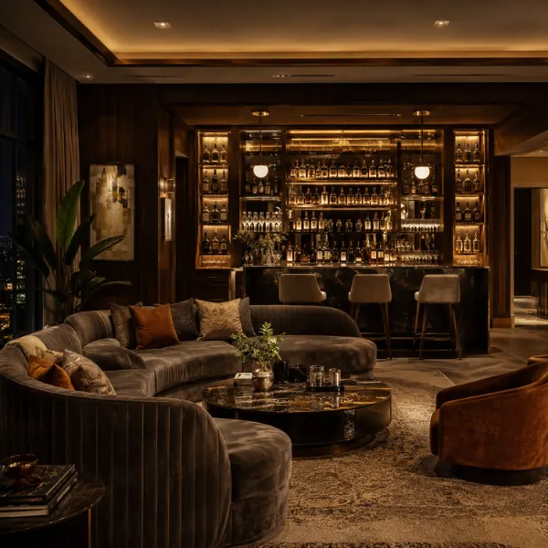 the The Home Bar Integrated Living Space