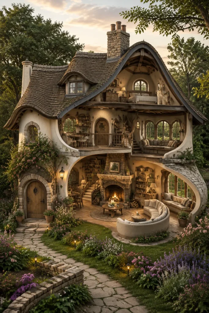 the The Storybook Cottage with Curved Walls and Irregular Rooms 1200–1600 sq ft