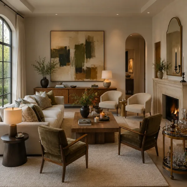 the The TV Free Conversational Living Room
