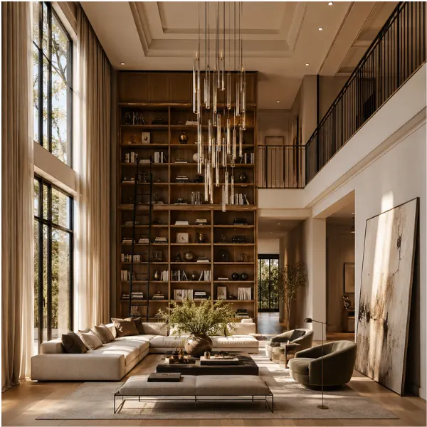 the The Tall Ceiling Vertical Emphasis Layout