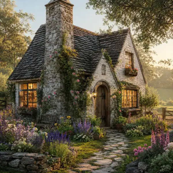 The Tiny English Cottage Retreat Under 800 sq ft Styled to Glow the The Tiny English Cottage Retreat Under 800 sq ft