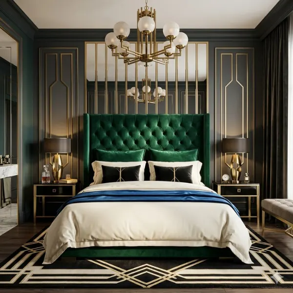 The Velvet Art Deco Retreat Styled to Glow the The Velvet Art Deco Retreat