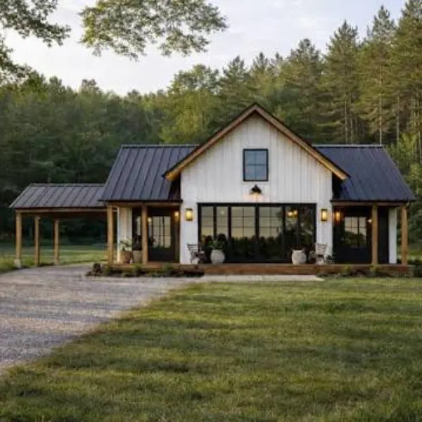 Tiny Barndominium Style Cabin Styled to Glow the Tiny Barndominium Style Cabin
