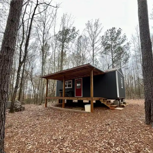 Tiny Off Grid Bunkie Styled to Glow the Tiny Off Grid Bunkie