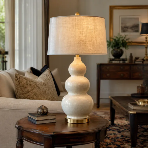 the Triple Gourd Silhouette Table Lamp