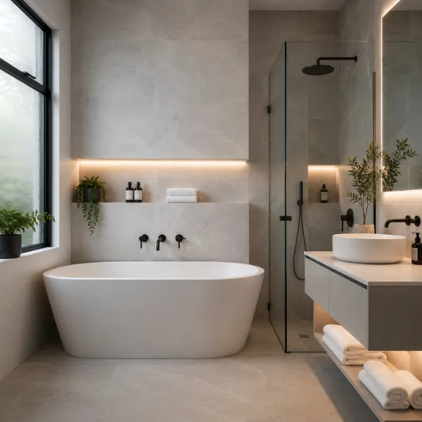 the Tub With Wall Mounted Faucets