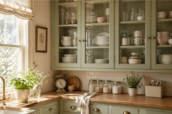 the Use Glass Front Cabinets