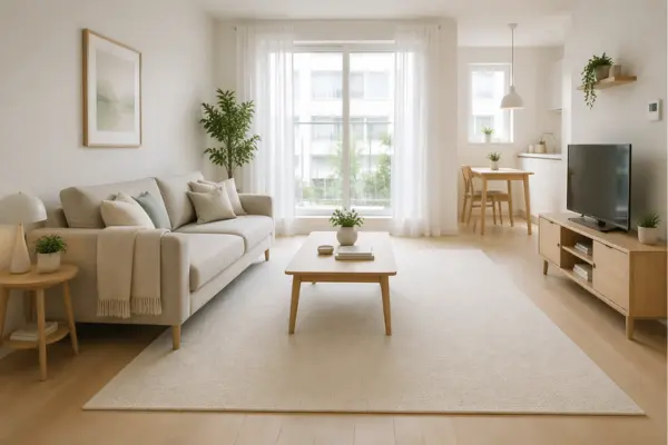 Use a Light Low Pile Rug Styled to Glow the Use a Light Low Pile Rug