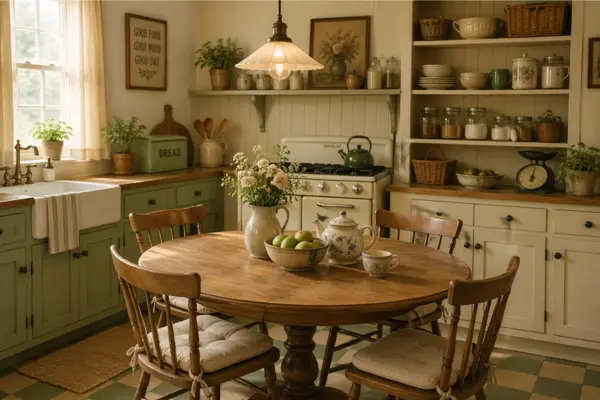 the Use a Round Dining Table Instead of an Island