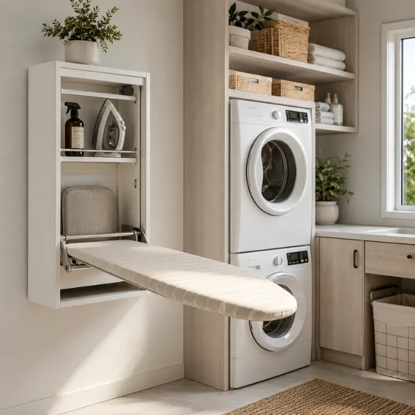 Wall Mounted Fold Down Ironing Board Styled to Glow the Wall Mounted Fold Down Ironing Board