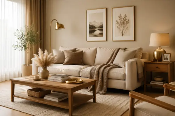 Warm Neutral Base Colors Styled to Glow the Warm Neutral Base Colors