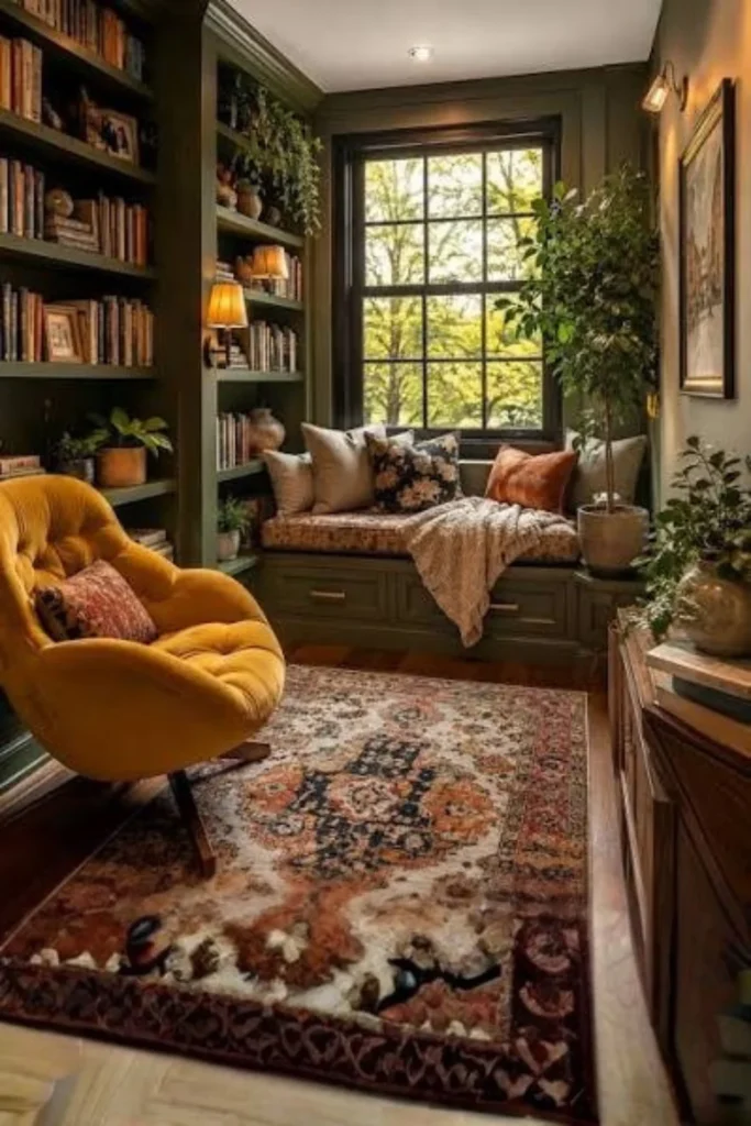Window Corner Reading Nook Chair Styled to Glow the Window Corner Reading Nook Chair