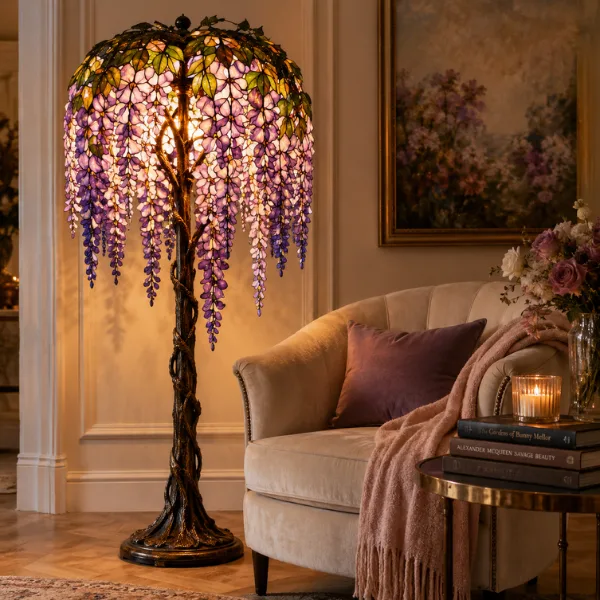 the Wisteria Cascade Floor Lamp