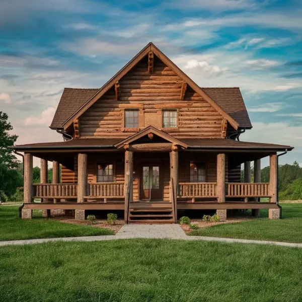 Wraparound Porch Lodge Styled to Glow the Wraparound Porch Lodge