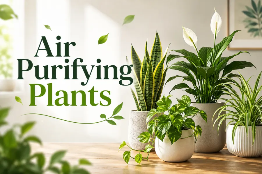 the air purifying plants