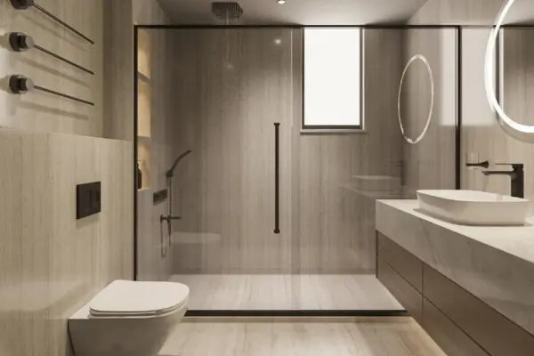 the bathroom decoration