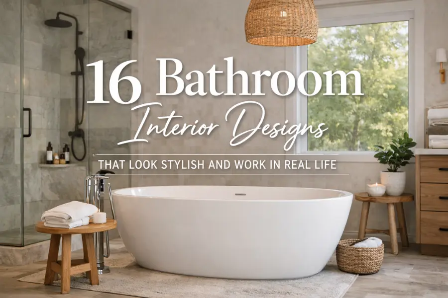 bathroom interior designs Styled to Glow the bathroom interior designs