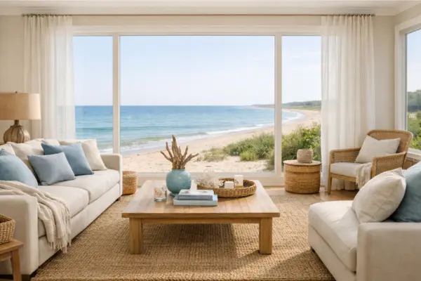 beach theme living room outdoor inspired color palette Styled to Glow the beach theme living room outdoor inspired color palette