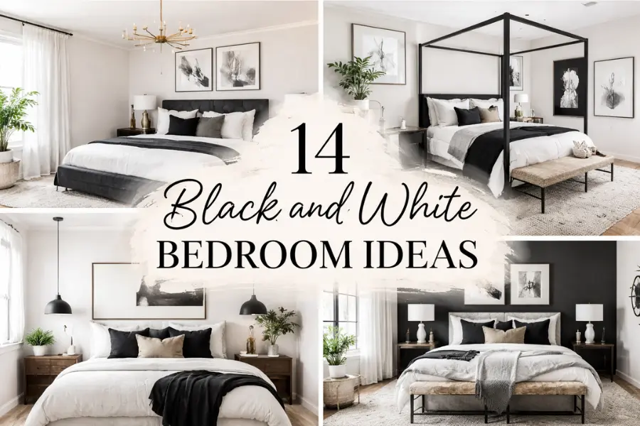 black and white bedroom ideas Styled to Glow the black and white bedroom ideas