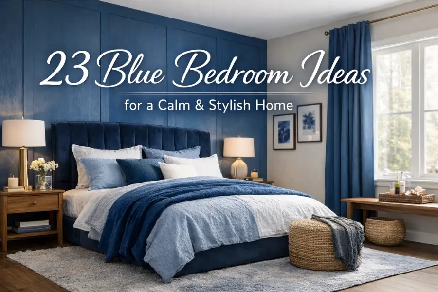 the blue bedroom ideas