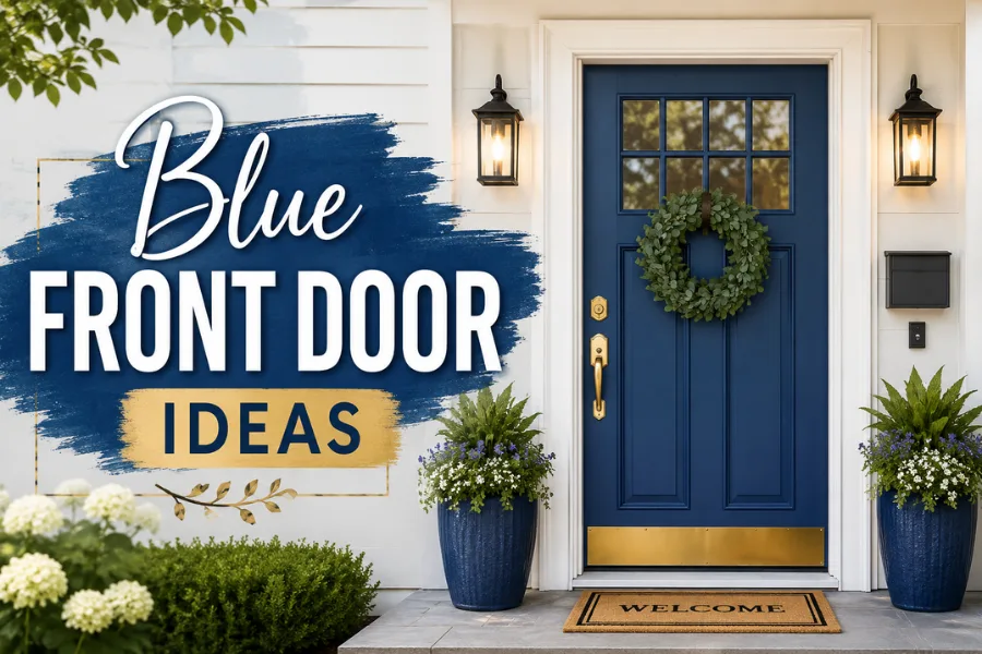 the blue front door ideas