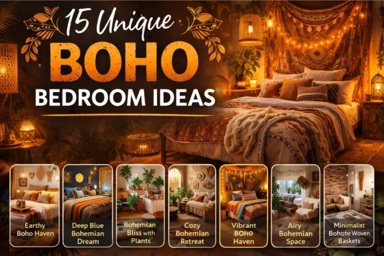 15 Unique Boho Bedroom Ideas