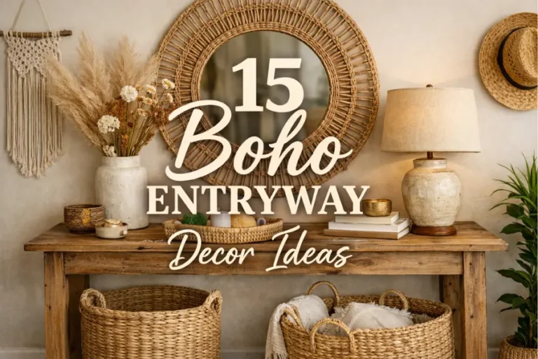 boho enteryway table decor ideas Styled to Glow Top 15 Boho Entryway Table Decor Ideas to Follow in 2026