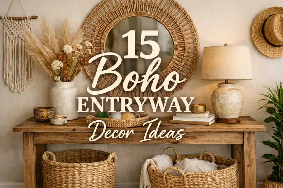 boho enteryway table decor ideas Styled to Glow the boho enteryway table decor ideas