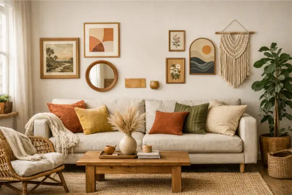 the boho studio apartment boho wall decor