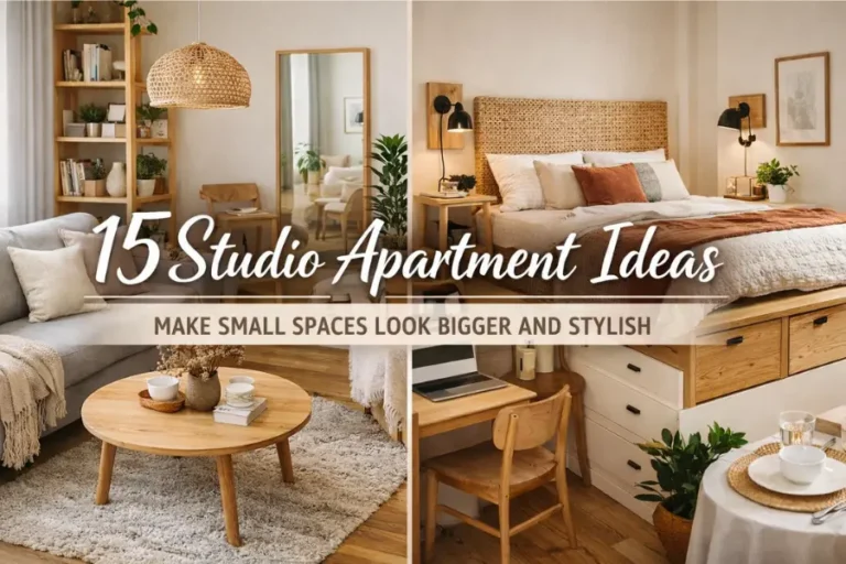 boho studio apartment ideas Styled to Glow 15 Boho Studio Apartment Ideas for a Small Space That Feels Cozy and Stylish