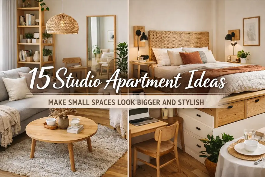the boho studio apartment ideas