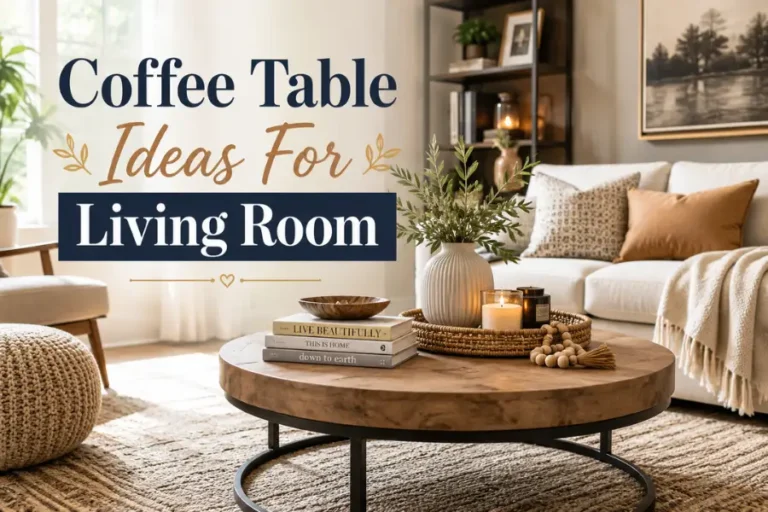 coffee table ideas for living room Styled to Glow 13 Coffee Table Ideas For Living Room