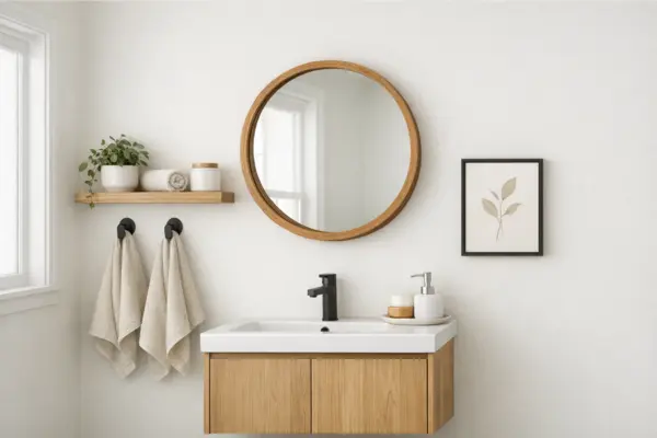 the combining art with functional decor