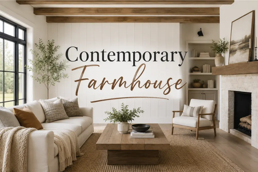 contemporary farmhouse ideas Styled to Glow the contemporary farmhouse ideas