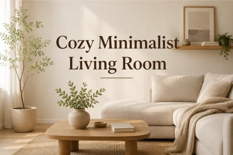 cozy minimalist living room ideas Styled to Glow 24 Cozy Minimalist Living Room Ideas That Feel Calm, Curated, and Totally Liveable