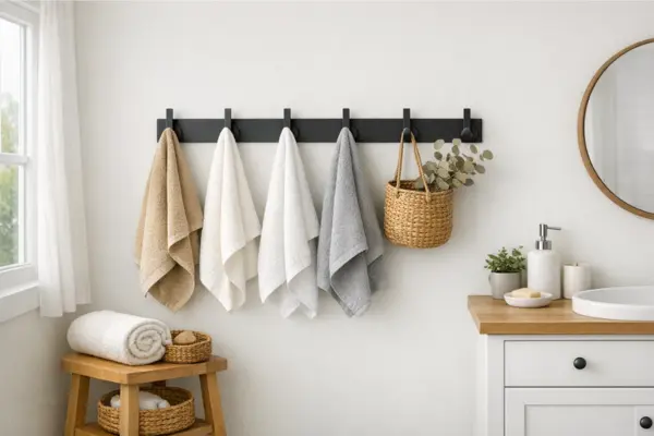 the decorative wall hooks for towels