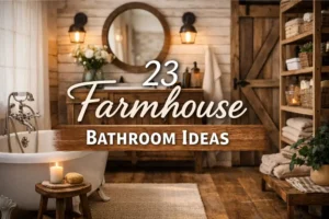 23 Farmhouse Bathroom Ideas That Feel Warm, Stylish & Timeless
