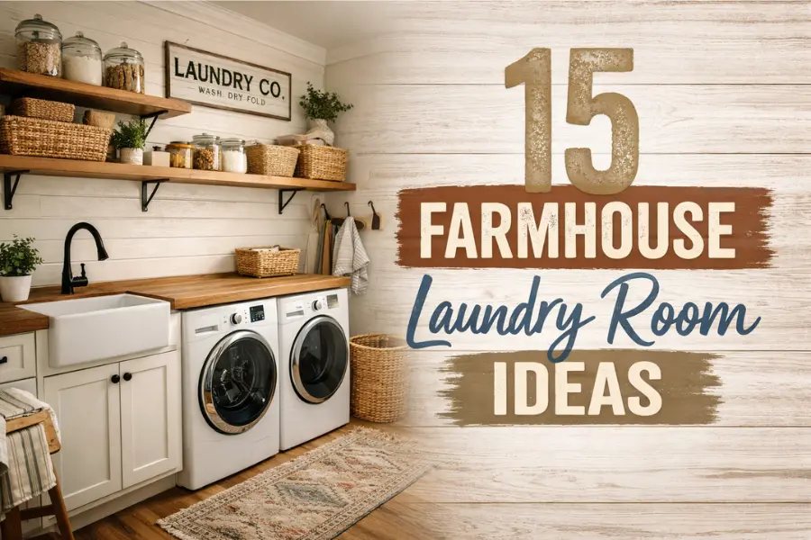 farmhouse laundry room ideas Styled to Glow the farmhouse laundry room ideas