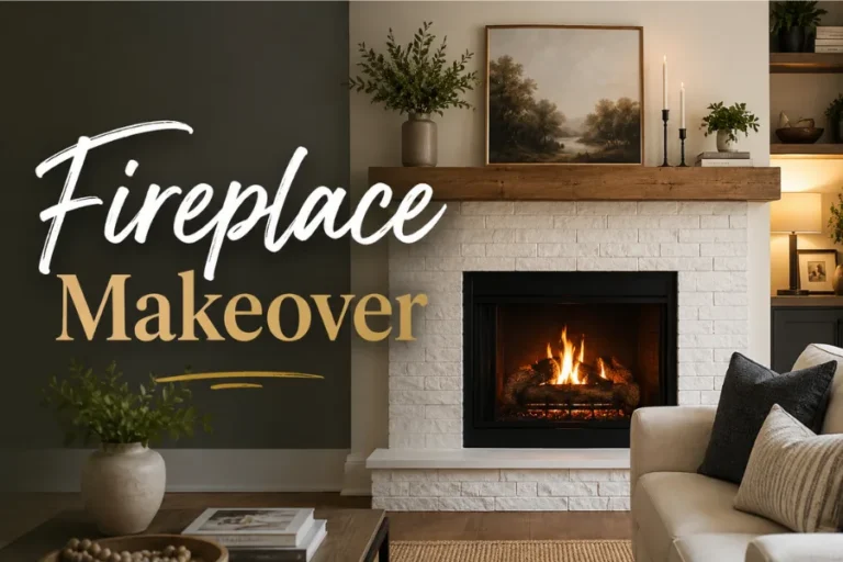 fireplace makeover ideas Styled to Glow 24 Fireplace Makeover Ideas That Will Transform Your Living Room (From Drab to Absolutely Stunning)